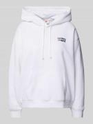 Levi's® Hoodie mit Label-Print in Weiss, Größe L