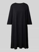 Soyaconcept Knielanges T-Shirt-Kleid mit Rundhalsausschnitt in Black, ...