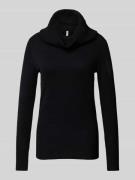 Soyaconcept Strickpullover mit Rollkragen Modell 'Dollie' in Black, Gr...