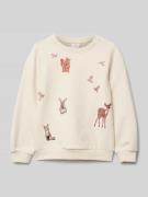 s.Oliver RED LABEL Weiches Sweatshirt mit Rundhalsausschnitt in Sand, ...