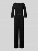 s.Oliver BLACK LABEL Regular Fit Jumpsuit aus fließendem Viskose-Mix m...