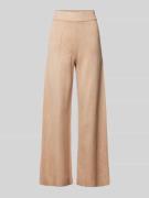 s.Oliver RED LABEL Regular Fit Strickhose aus Viskose-Mix in Camel, Gr...