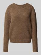 MARC O POLO Regular Fit Bouclé-Pullover aus Schurwolle-Alpakawolle-Mix...