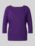 Windsor Longsleeve mit 3/4-Ärmel in Purple, Größe 36