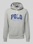 POLO RALPH LAUREN Hoodie mit Kapuze in Hellgrau, Größe L