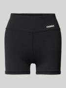 Stronger Shorts mit elastischem Bund Modell 'Alma' in Black, Größe L