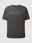 MARC O POLO T-Shirt mit Statement- und Label-Print in Anthrazit, Größe...