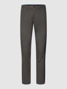 Tommy Hilfiger Chino mit feinem Muster Modell 'BLEECKER' in Anthrazit,...