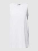 MaxMara Leisure Tank Top mit Strukturmuster Modell 'RUBENS' in Weiss, ...