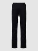 MARC O POLO Shaped Fit Hose mit Knopf- und Reißverschluss in Black, Gr...