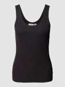 MARC O POLO Tanktop mit U-Ausschnitt in Black, Größe L