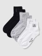 MARC O POLO Socken mit Label-Detail im 6er-Pack Modell 'Maxi' in mitte...