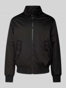 MARC O POLO Harrington Jacket mit Stehkragen in Black, Größe L