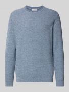 SELECTED HOMME Strickpullover mit Strukturmuster Modell 'ROSS' in Rauc...