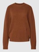 Tommy Hilfiger Strickpullover mit Label-Stitchings in Cognac, Größe XX...