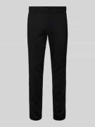 TOM TAILOR DENIM Slim Fit Chino aus Jersey mit fixierten, gekrempelten...