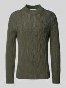 SELECTED HOMME Oversized Strickpullover mit gerippten Abschlüssen Mode...