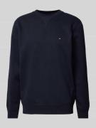 Tommy Hilfiger Sweatshirt mit Logo-Stitching in Marine, Größe L