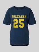 Zadig & Voltaire T-Shirt mit Label-Print in Marine, Größe L