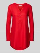 Christian Berg Woman Longbluse mit V-Ausschnitt in Rot, Größe 34