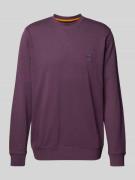 BOSS Orange Sweatshirt mit Label-Stitching Modell 'Westart' in Purple,...