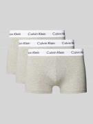 Calvin Klein Underwear Trunks aus Viskose mit Label-Bund im 3er-Pack i...