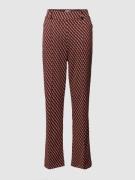 Raphaela By Brax Super Slim Fit Hose mit Allover-Muster Modell 'LILLYT...