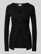 Calvin Klein Jeans Cardigan in Ripp-Optik in Black, Größe M