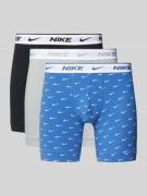 Nike Boxershorts mit elastischem Logo-Bund im 3er-Pack in Blau, Größe ...