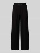 Christian Berg Woman Wide Leg Stoffhose mit Bundfalten in Black, Größe...