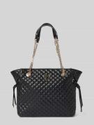 Guess Tote Bag mit Steppnähten Modell 'ECO RIANEE' in Black, Größe 1