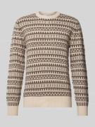 SELECTED HOMME Strickpullover mit gerippten Abschlüssen Modell 'FARFLY...