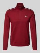 Under Armour Sweatshirt mit Label-Print Modell 'Vanish' in Dunkelrot, ...