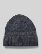 G-Star Raw Beanie mit Label-Patch und Woll-Anteil Modell 'Geffo' in Mi...