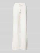 Guess Wide Leg Pyjama-Hose mit Tunnelzug Modell 'SAMANTHA' in Offwhite...