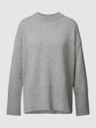 Gant Strickpullover mit Seitenschlitzen Modell 'LOUNGE' in Mittelgrau,...