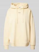 Jake*s Casual Oversized Hoodie mit Statement-Print in Hellgelb, Größe ...