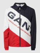 Gant Jacke mit Logo in Marine, Größe L