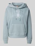 Levi's® Hoodie mit Label-Stitching in Blau, Größe L