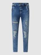 SIK SILK Skinny Fit Jeans mit Stretch-Anteil in Jeansblau, Größe 36