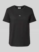 Calvin Klein Jeans Regular Fit T-Shirt mit Label-Print in Black, Größe...