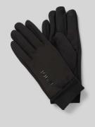 JOOP! Collection Handschuhe mit Label-Schriftzug in Black, Größe L