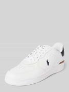 POLO RALPH LAUREN Sneaker mit Logo-Stitching Modell 'MASTERS' in Weiss...