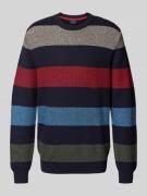 Christian Berg Men Strickpullover mit Rundhalsausschnitt in Marine, Gr...