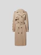 MSGM Trenchcoat mit Cut Out in Sand, Größe 34