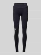 Under Armour Leggings mit Label-Print Modell 'Train' in Black, Größe M