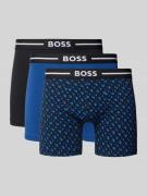 BOSS BOSS Trunks mit elastischem Label-Bund im 3er-Pack in Black, Größ...