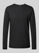 OLYMP Level Five Longsleeve mit Rundhalsausschnitt in Black, Größe L