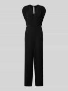 Zero Jumpsuit in Wickel-Optik in Black, Größe 34