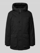 Tom Tailor Parka mit abnehmbarer Kapuze in Black, Größe L